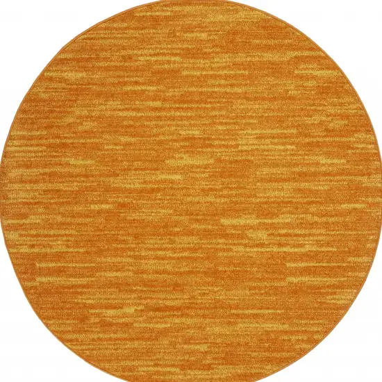 4' X 4' Sunburst Round Non Skid Indoor Outdoor Area Rug Photo 4