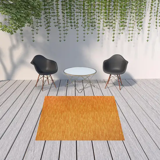 7' X 7' Sunburst Square Non Skid Indoor Outdoor Area Rug Photo 2