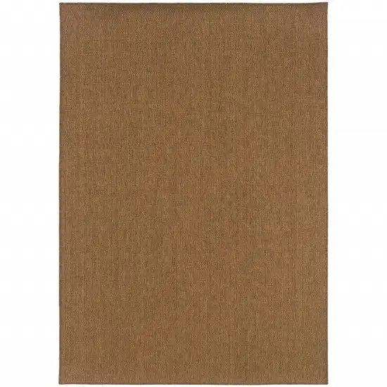 3' X 5' Tan Stain Resistant Indoor Outdoor Area Rug Photo 1