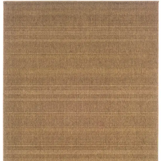 Tan Stain Resistant Indoor Outdoor Area Rug Photo 4