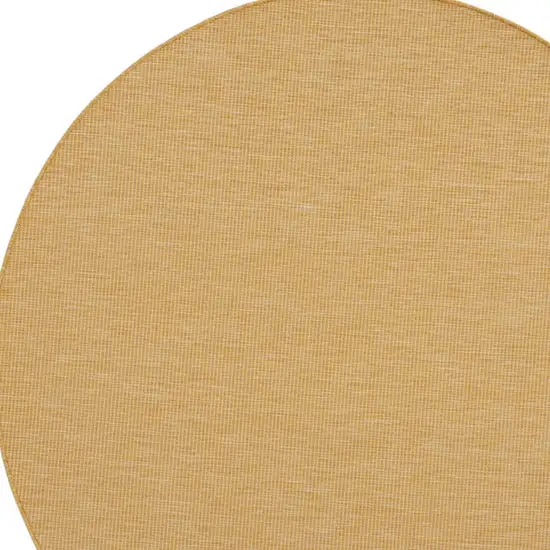 6' Yellow Indoor Outdoor Area Rug Photo 4