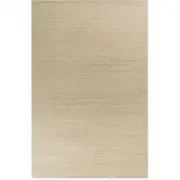 Photo of 8'x11' Ivory Hand Woven Wool And Jute Indoor Area Rug