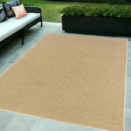 Beige Indoor Outdoor Area Rug Photo 2