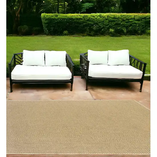 Beige Indoor Outdoor Area Rug Photo 2