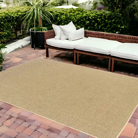 Beige Indoor Outdoor Area Rug Photo 2