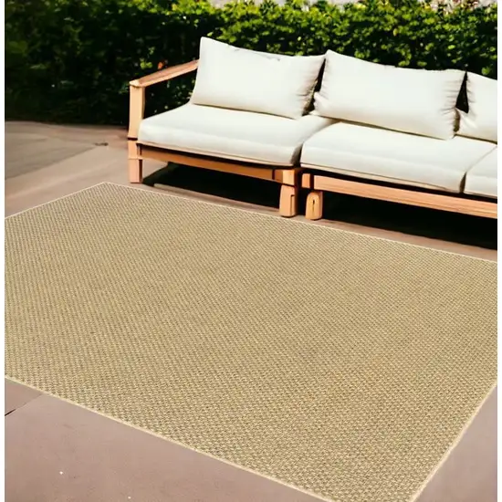 Beige Indoor Outdoor Area Rug Photo 2