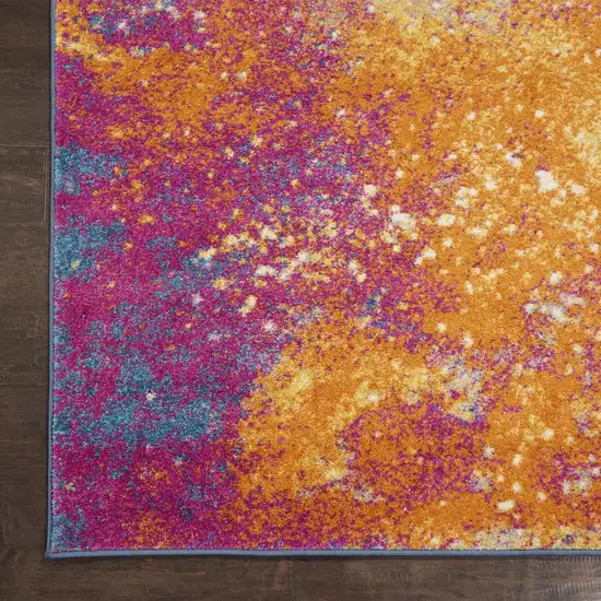 Abstract Brights Sunburst Area Rug Photo 3