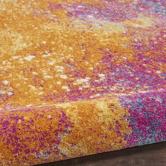 Abstract Brights Sunburst Scatter Rug Photo 2