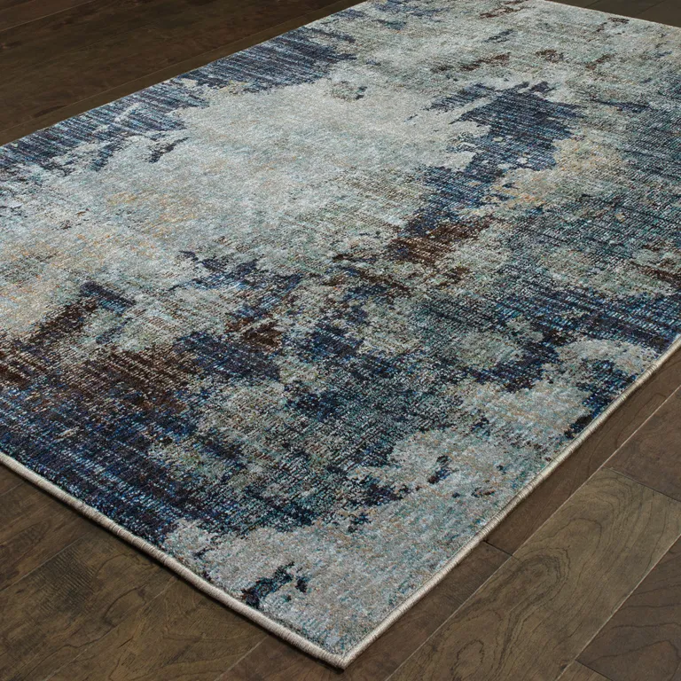 Abstract Power Loom Area Rug Photo 4