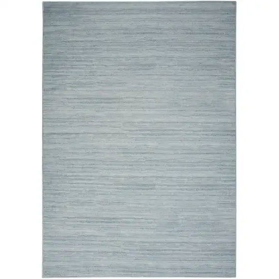 Aqua Abstract Washable Area Rug Photo 2