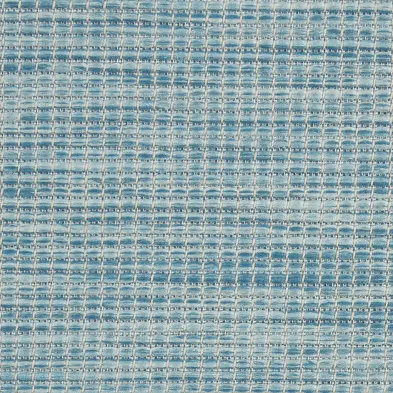 Aqua Power Loom Area Rug Photo 8