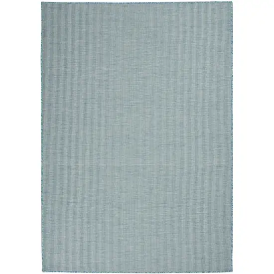 Aqua Power Loom Area Rug Photo 1