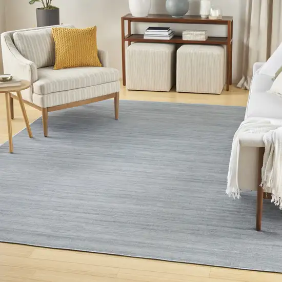 Aqua Washable Area Rug Photo 8