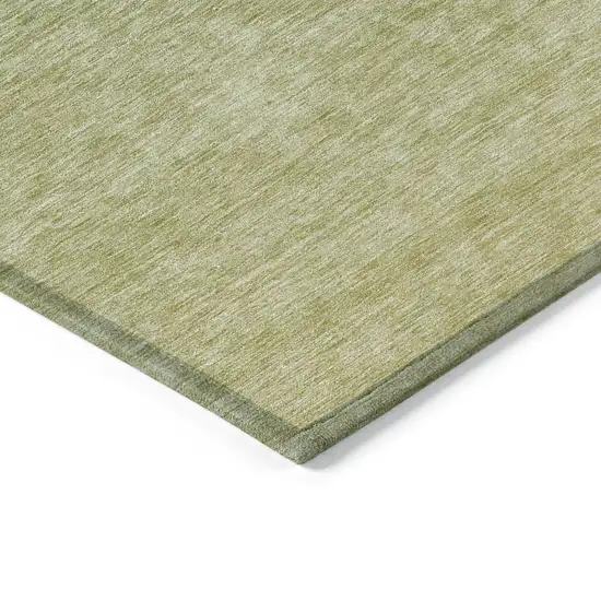 Artichoke Green And Fern Green Ombre Washable Indoor Outdoor Area Rug Photo 5