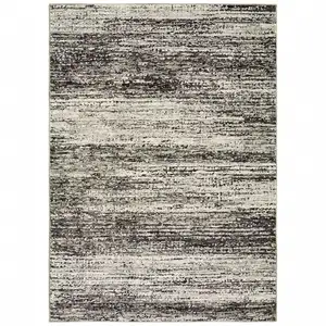 Photo of Ash and Slate Abstract Area Rug