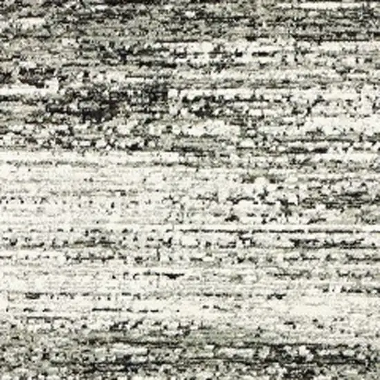 Ash and Slate Abstract Runner Rug Photo 5