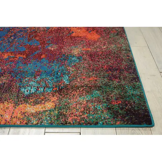 Atlantic Abstract Power Loom Non Skid Area Rug Photo 5