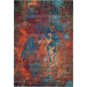 Photo of Atlantic Abstract Power Loom Non Skid Area Rug