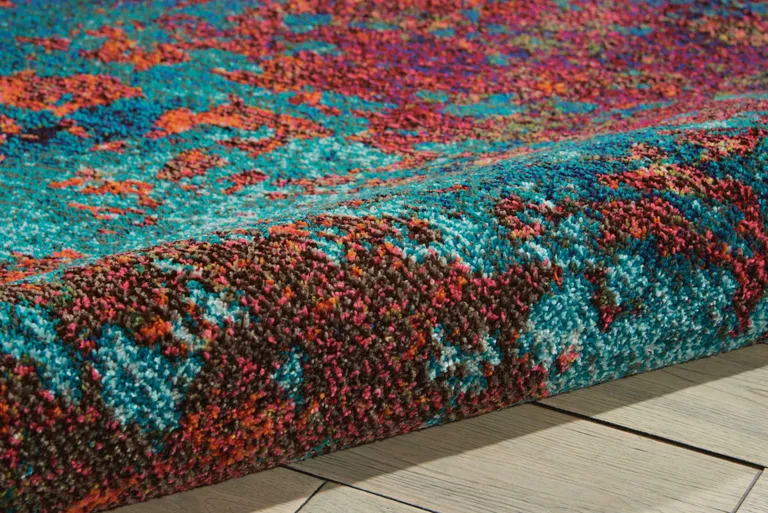 Atlantic Abstract Power Loom Non Skid Area Rug Photo 4