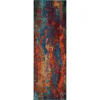 Photo of Atlantic Abstract Power Loom Non Skid Runner Rug