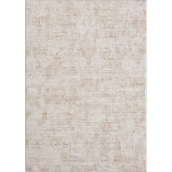 Beige Abstract Area Rug Photo 1