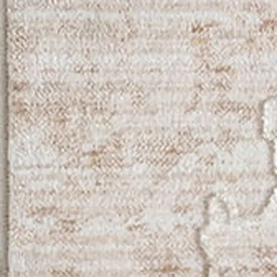 Beige Abstract Area Rug Photo 2