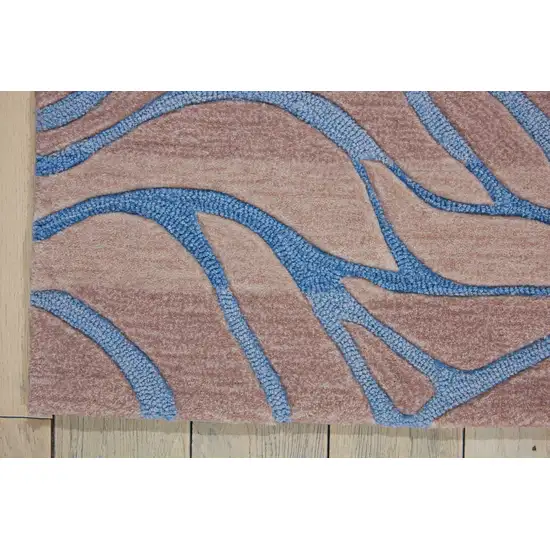 Beige Abstract Area Rug Photo 6