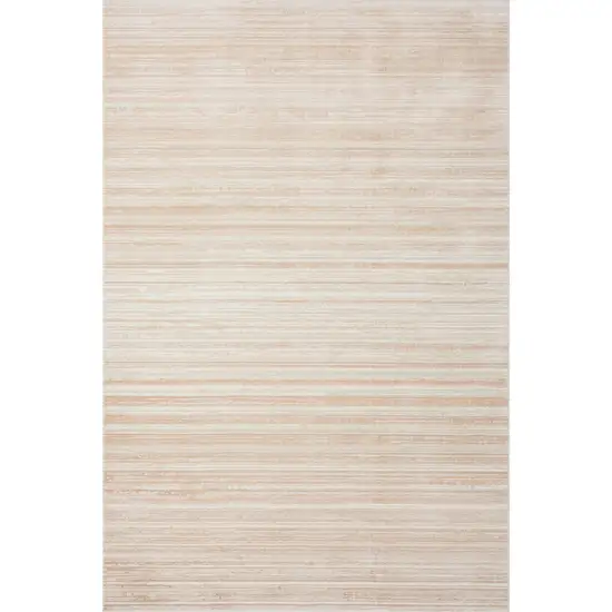 Beige Abstract Distressed Area Rug Photo 7