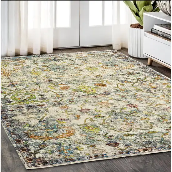 Beige and Ivory Area Rug Photo 1