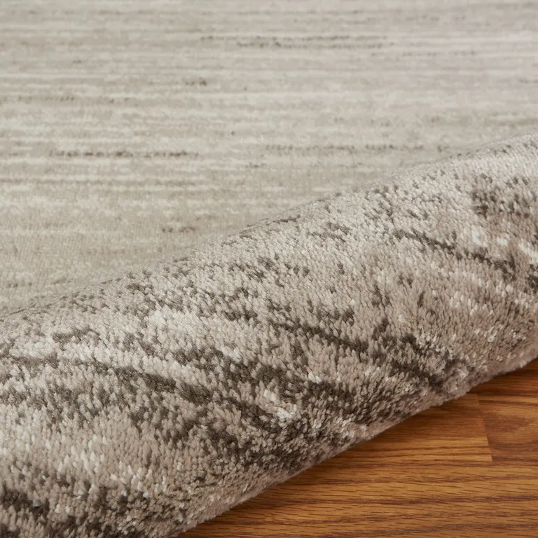 Beige Abstract Striations Area Rug Photo 3