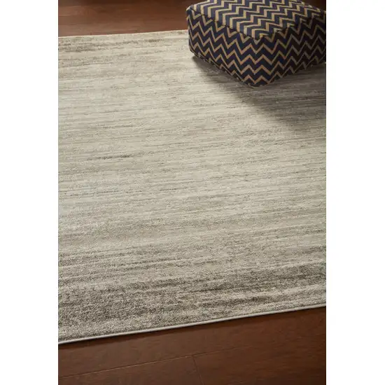 Beige Abstract Striations Area Rug Photo 9