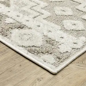 Photo of Beige And Brown Tribal Area Rug