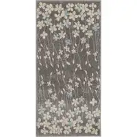 Photo of Beige And Gray Floral Area Rug