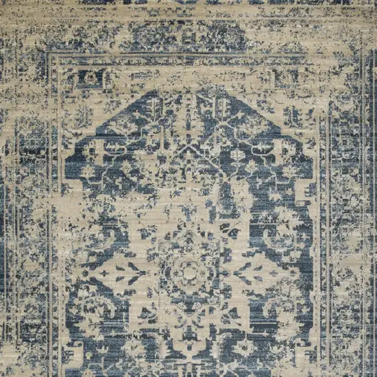 Ivory Oriental Area Rug Photo 4