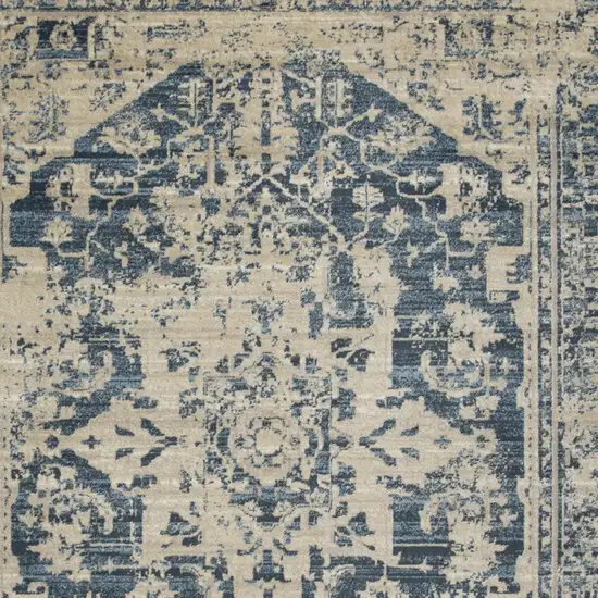 Ivory Oriental Area Rug Photo 3