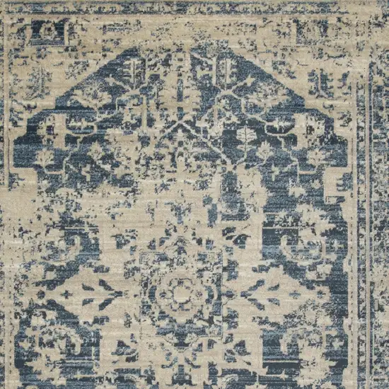 Ivory Oriental Area Rug Photo 4