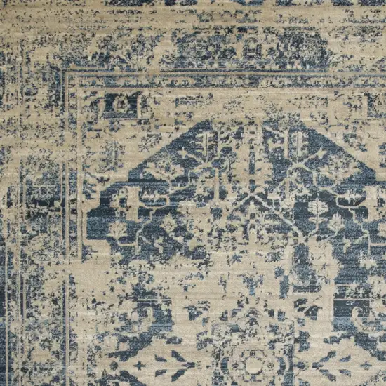 Ivory Oriental Area Rug Photo 4