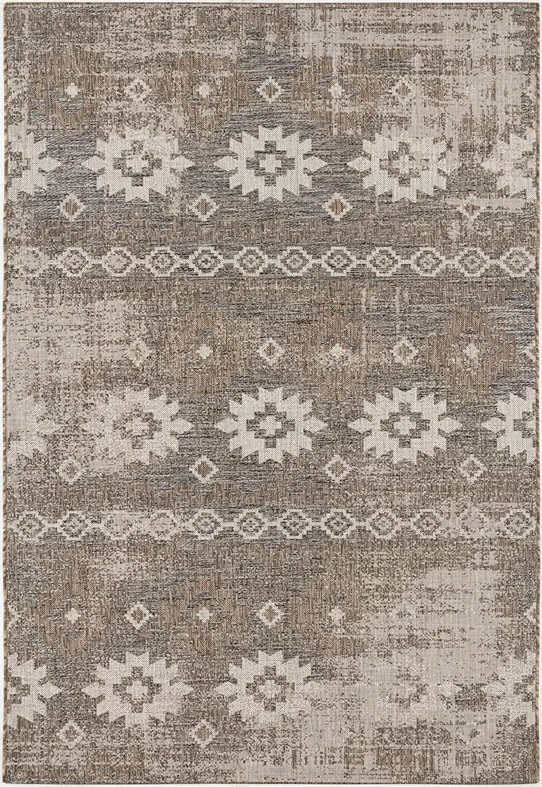 Beige Boho Chic Area Rug Photo 1