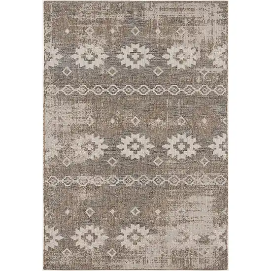 Beige Boho Chic Runner Rug Photo 1