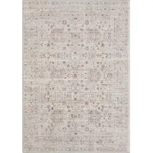 Photo of Beige Botanical Area Rug