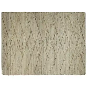 Photo of Beige Distressed Tribal Area Rug