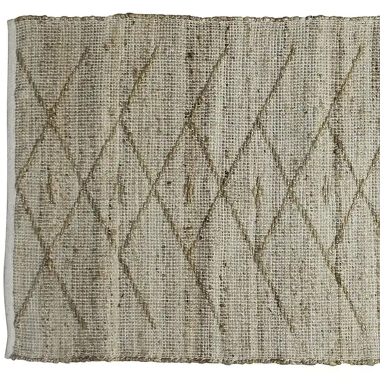 Beige Distressed Tribal Scatter Rug Photo 3