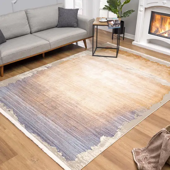 Beige Faded Sunset Area Rug Photo 10