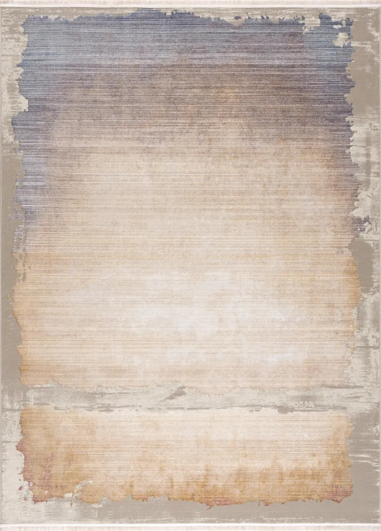 Beige Faded Sunset Area Rug Photo 3