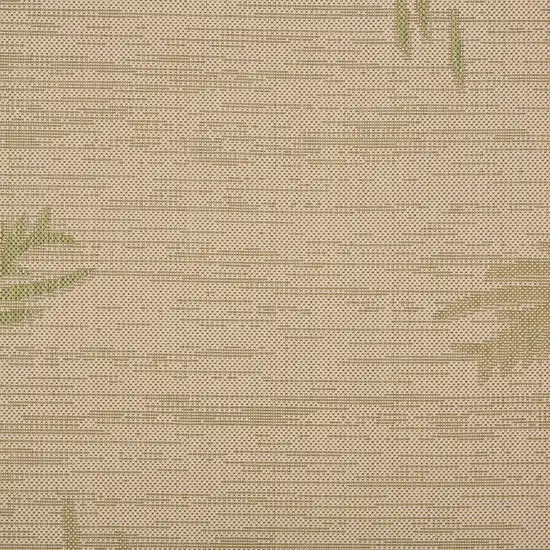 Beige Floral Indoor Outdoor Area Rug Photo 9