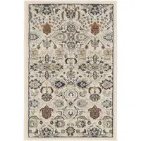 Photo of Beige Floral Power Loom Area Rug