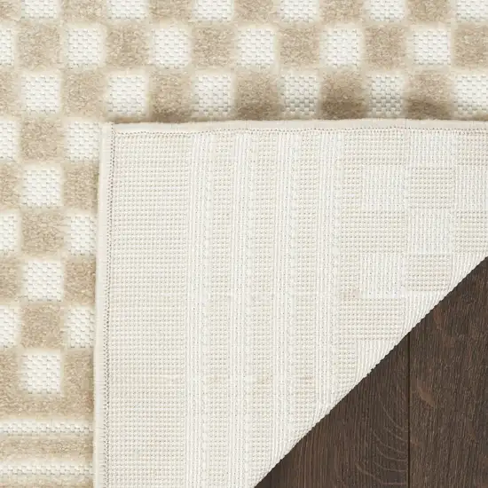 Beige Geometric Area Rug Photo 9