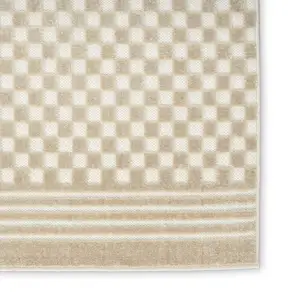 Photo of Beige Geometric Area Rug