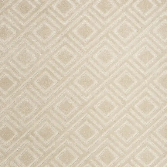 Beige Geometric Area Rug Photo 7