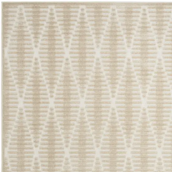 Beige Geometric Area Rug Photo 9